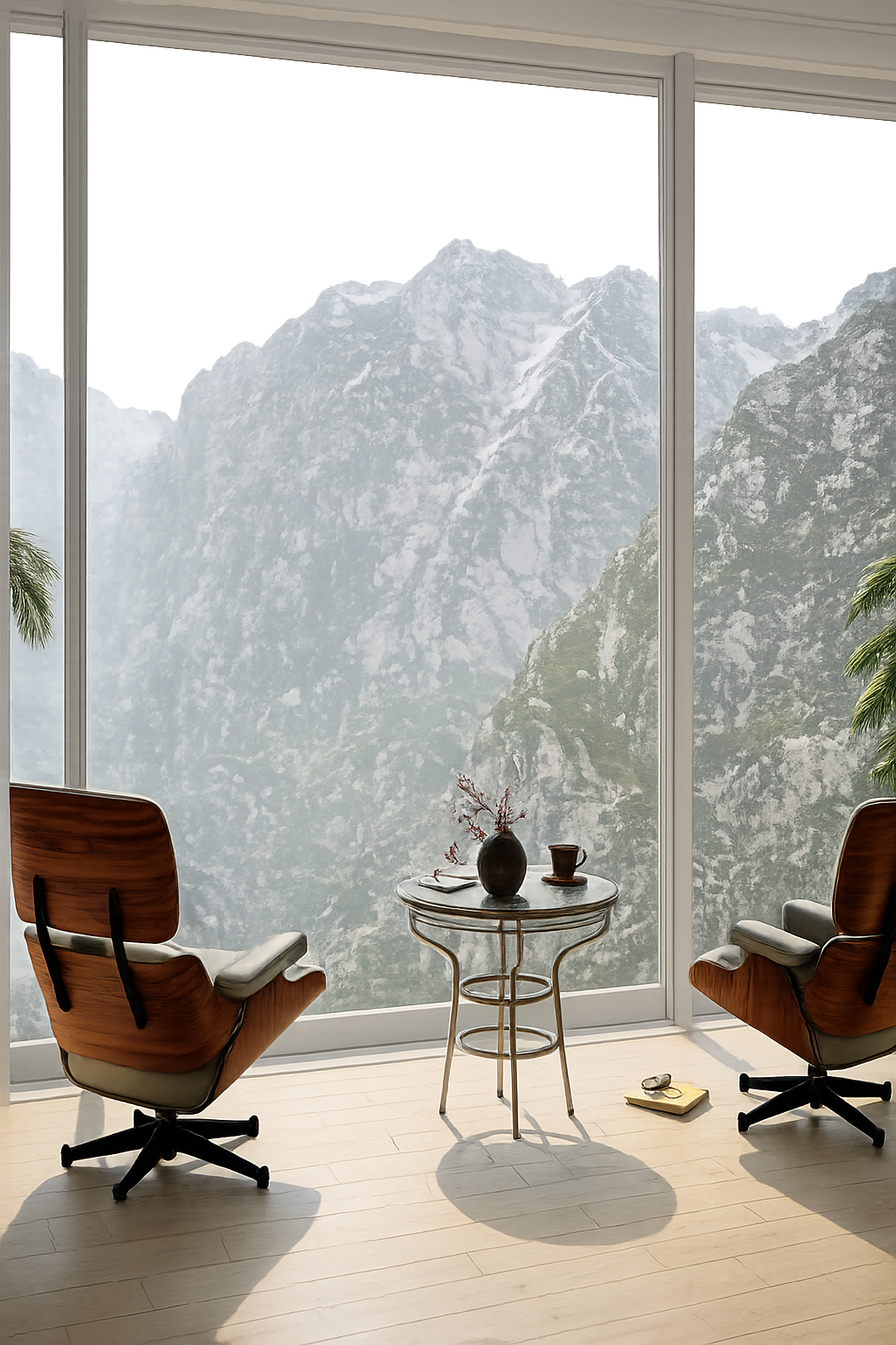 Architectural Glass Workspace Panorama